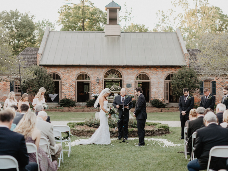 wedding on the Orangerie Lawn