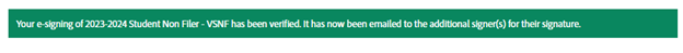 confirmation email
