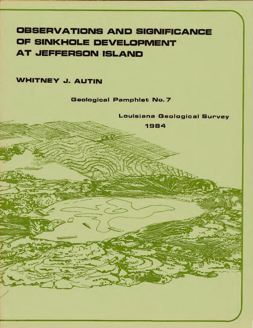 Observations and Significance of Sinkhole Development at Jefferson Island