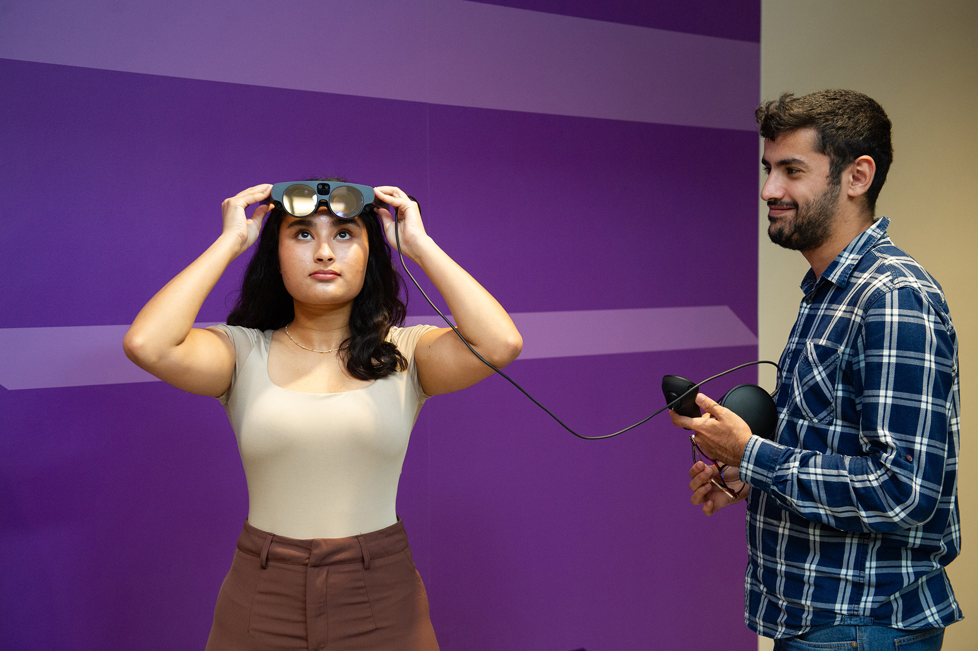 Arushi Ghildiyal worked on the DARPA project on VR and AR security