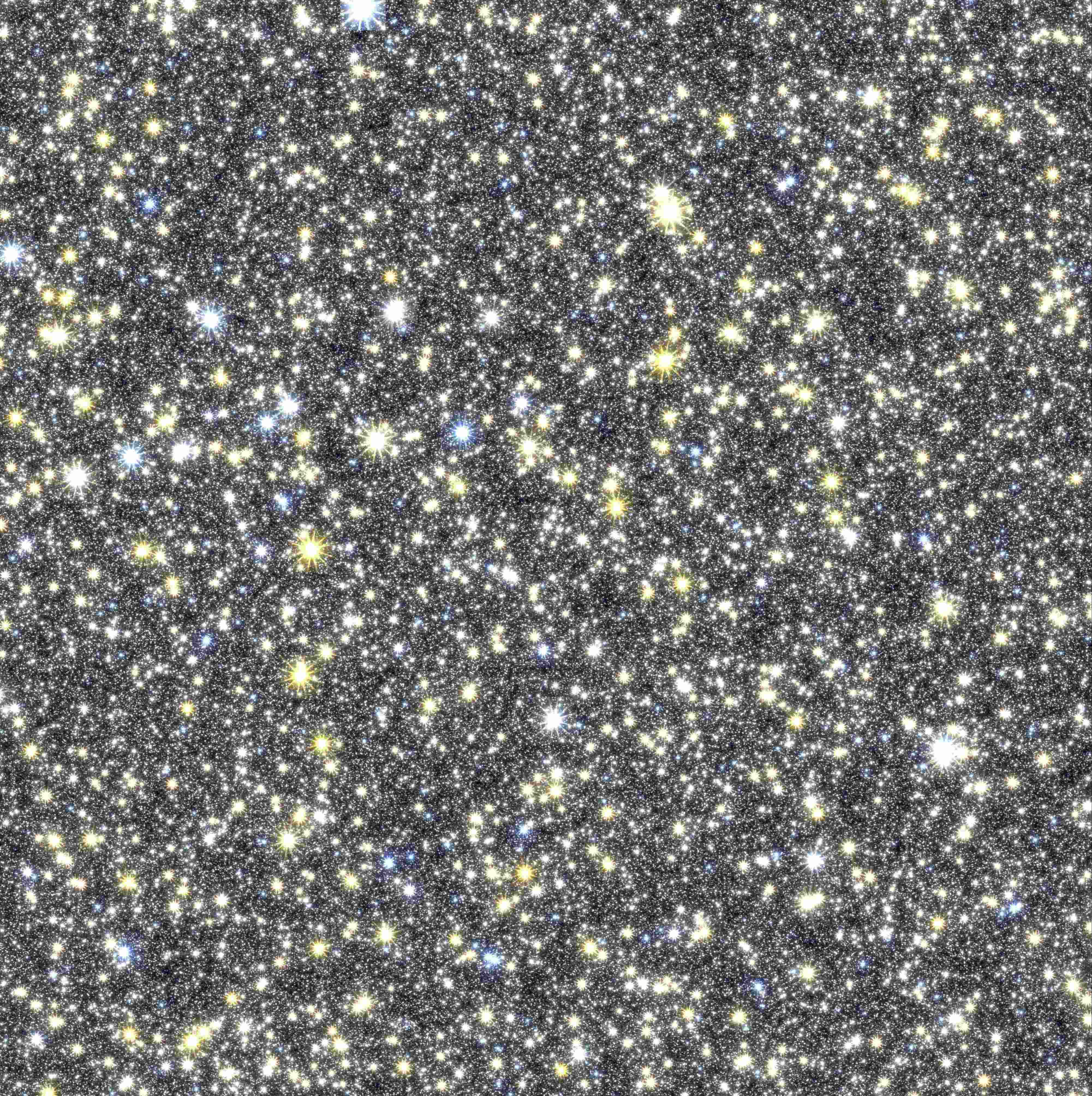 Simulation of thousands of flickering starts 